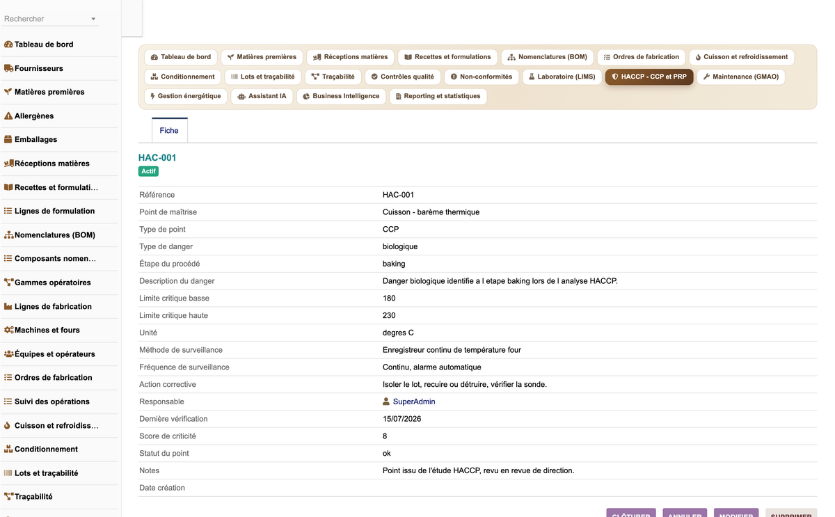 DoliResources - Dolibarr - 31_haccp_fiche