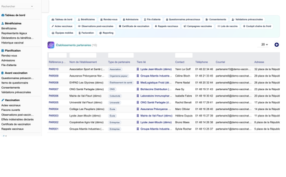 DoliResources - Dolibarr - 32_etablissements_partenaires