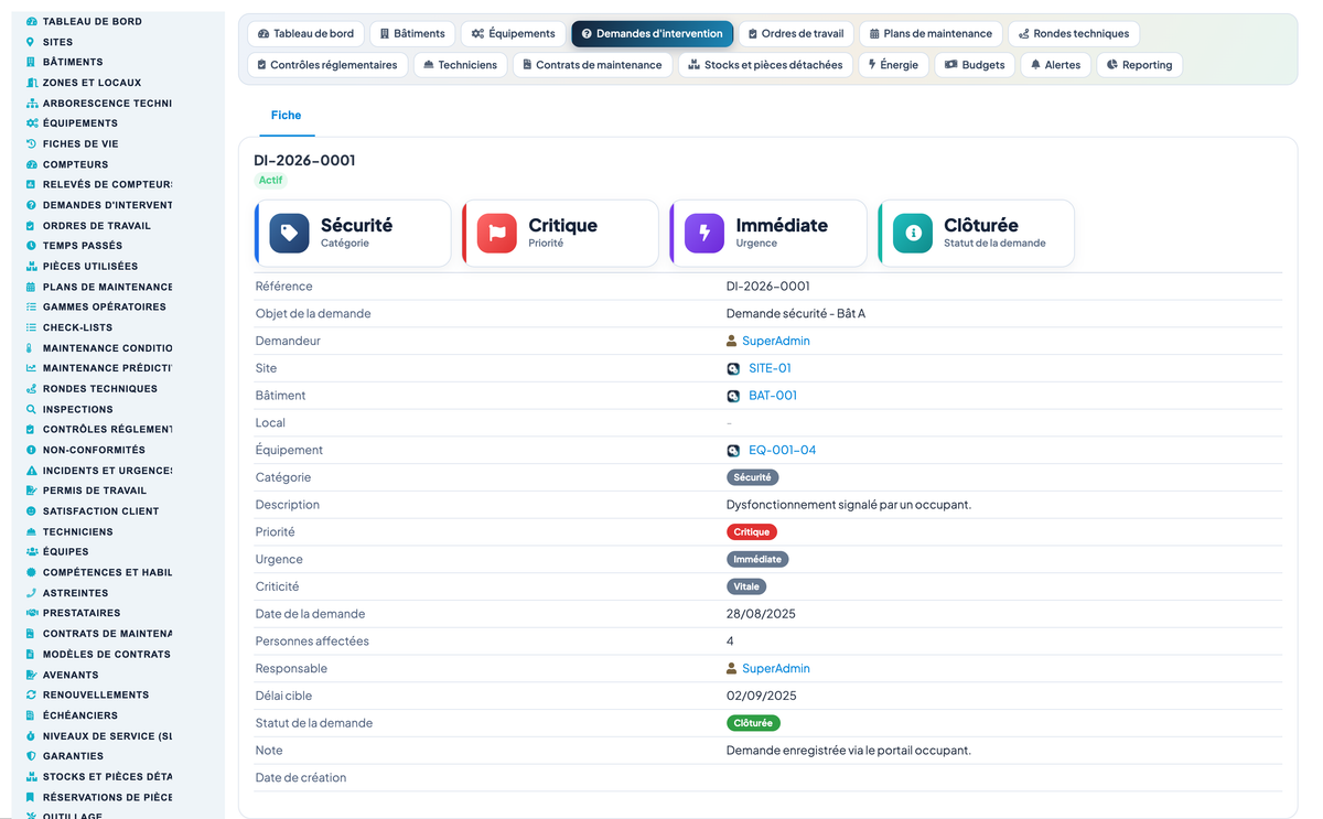Advanced Maintenance Contract Management - Dolibarr