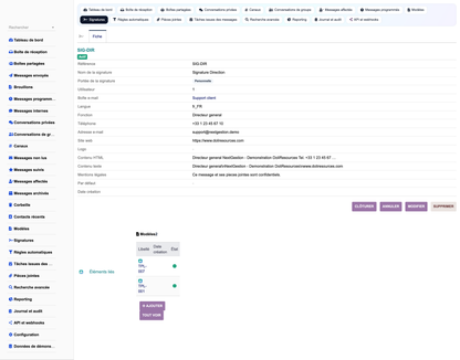 MESSAGING MANAGEMENT - Dolibarr