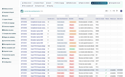 Import Chart of Accounts from CSV or Excel for Dolibarr