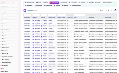 DoliResources - Dolibarr - 32_list_gynconsultation