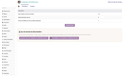 DoliResources - Dolibarr - 33_parametrage_demo