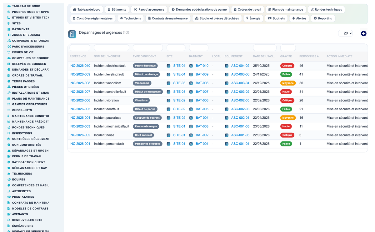Elevator & Vertical-Transport Management for Dolibarr