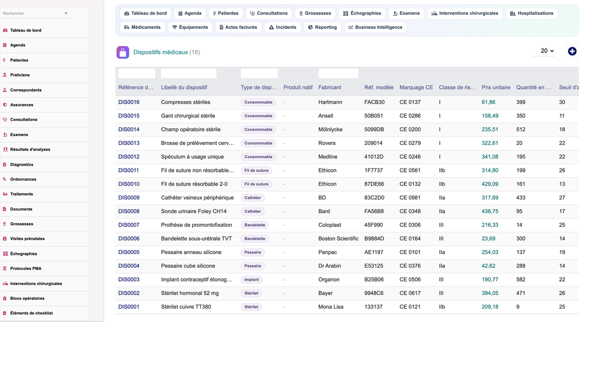 DoliResources - Dolibarr - 34_list_gyndevice