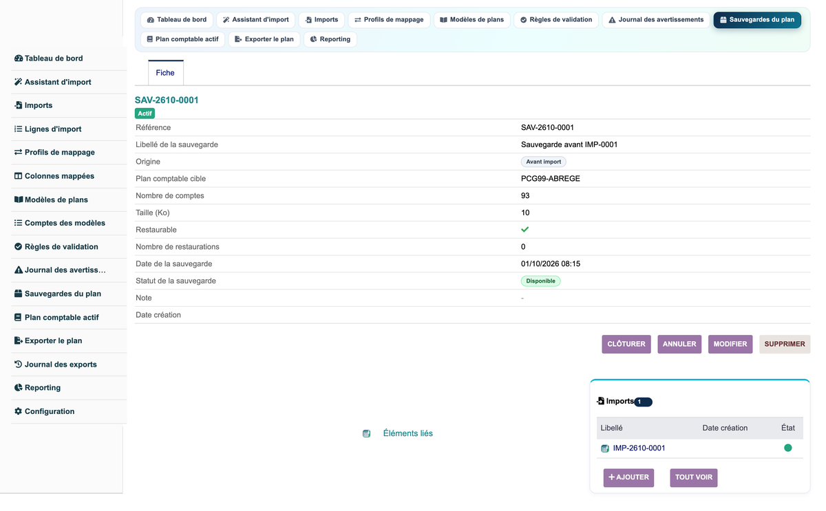 Import Chart of Accounts from CSV or Excel for Dolibarr