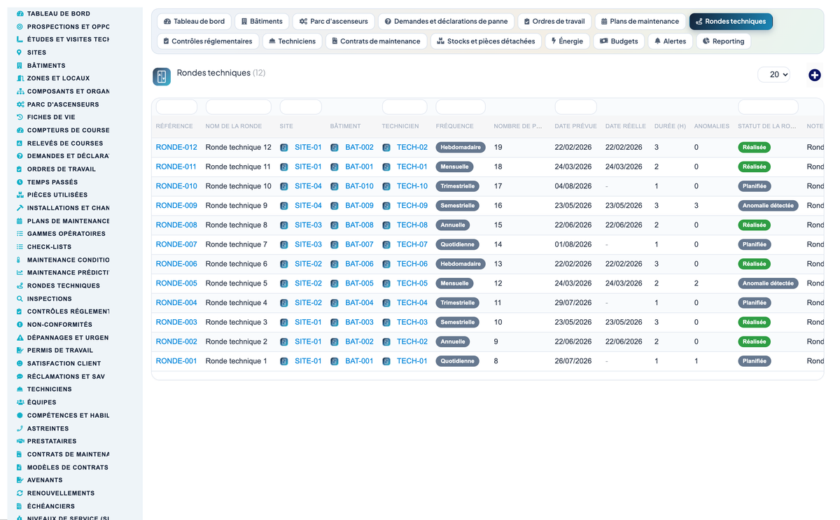 Elevator & Vertical-Transport Management for Dolibarr