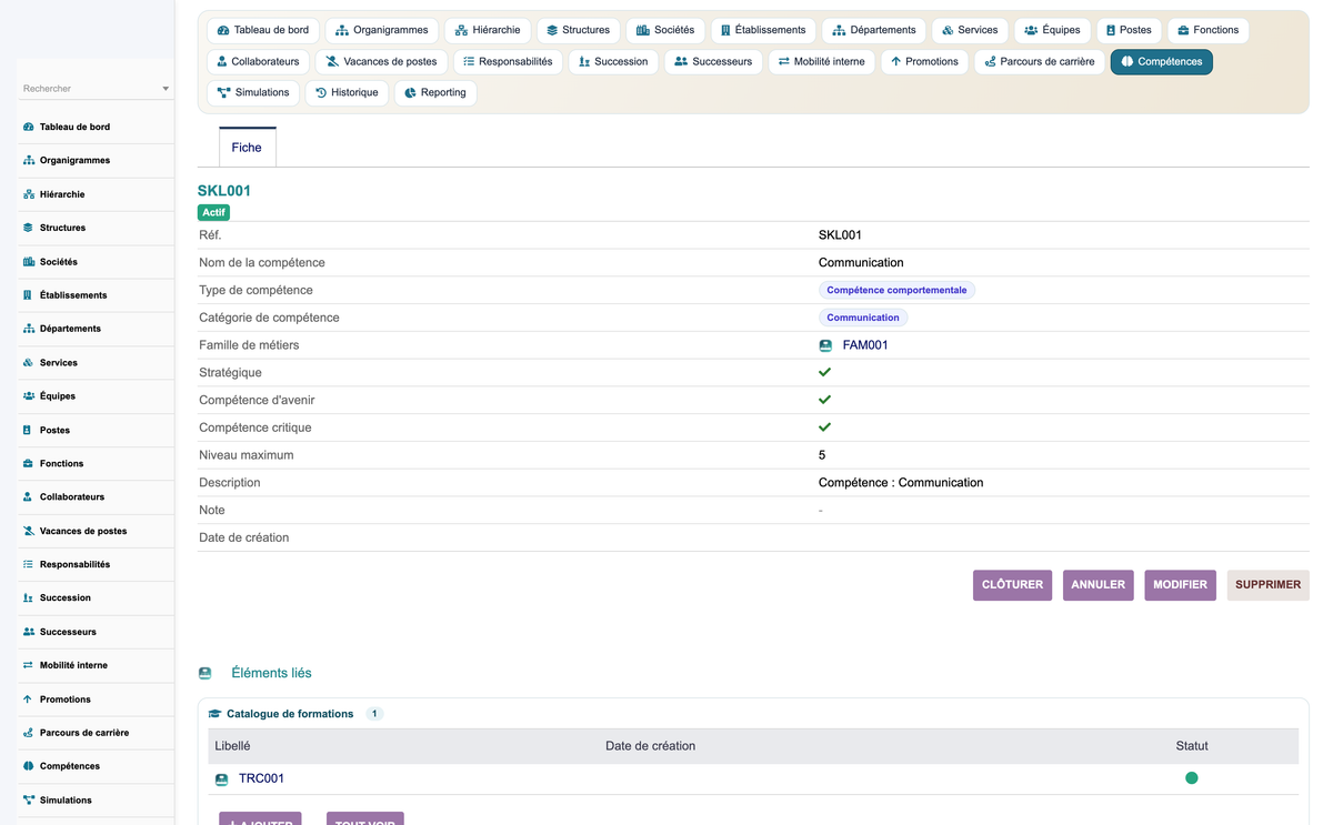 HR Organization Chart Management - Dolibarr