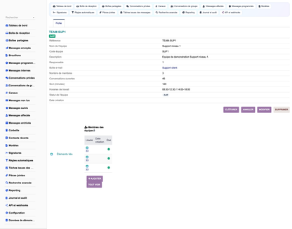 MESSAGING MANAGEMENT - Dolibarr
