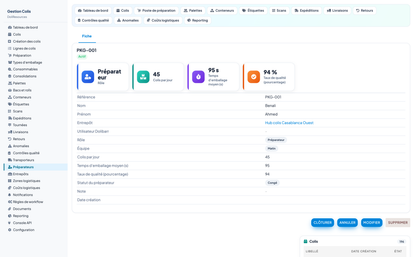 PARCEL MANAGEMENT - Dolibarr
