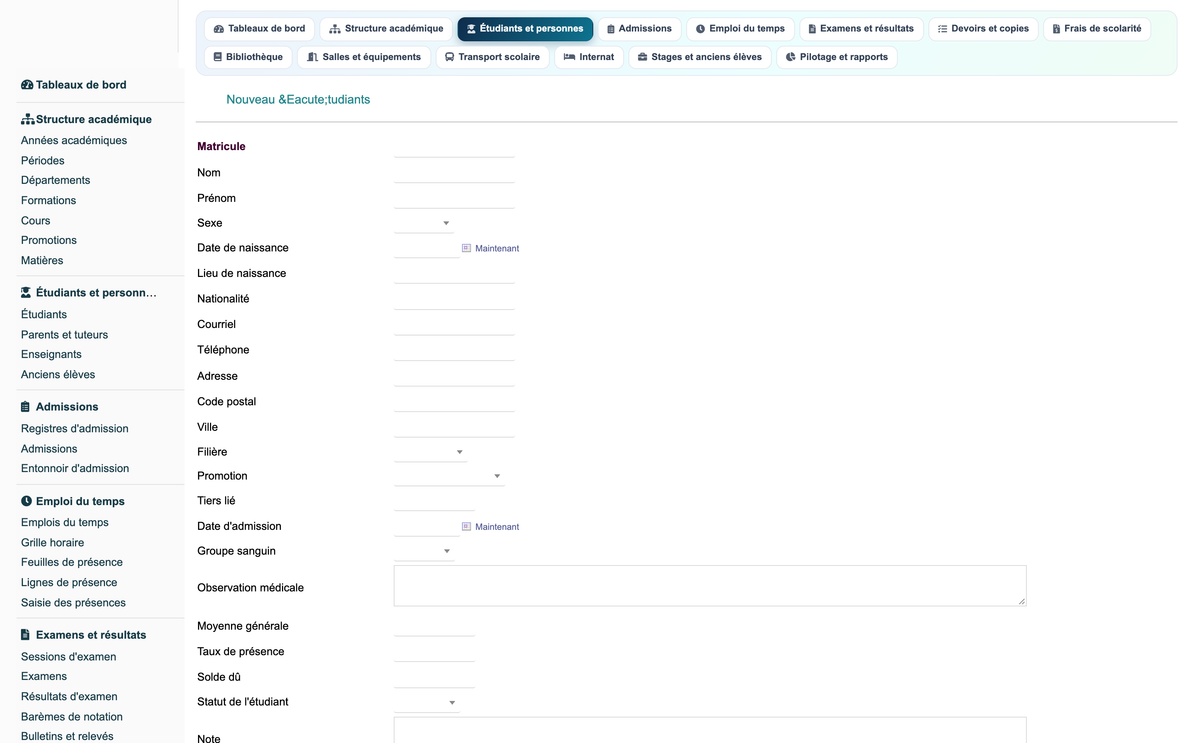 Education ERP Pro — school management for Dolibarr