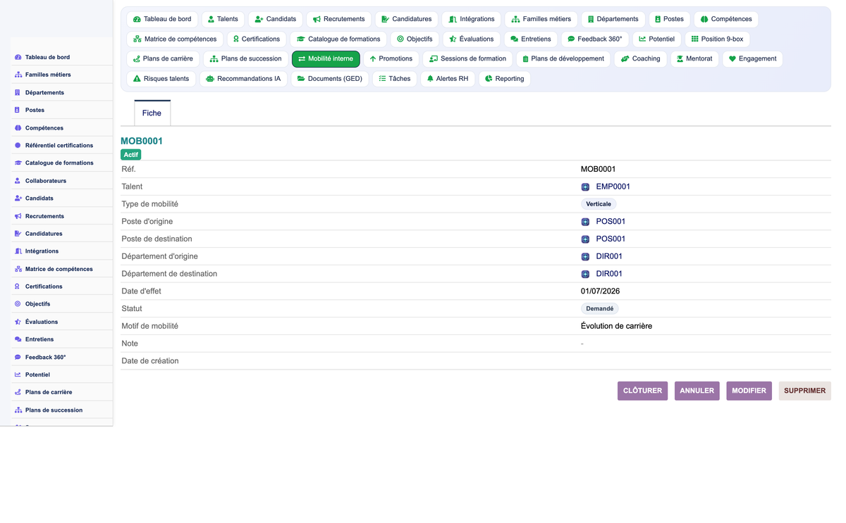 HR Performance Evaluation Management - Dolibarr