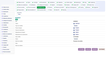 HR Performance Evaluation Management - Dolibarr