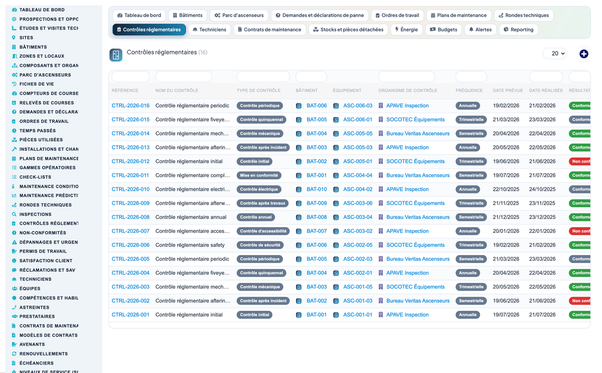 Elevator & Vertical-Transport Management for Dolibarr