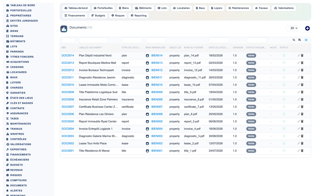 Real Estate Asset Management - Dolibarr