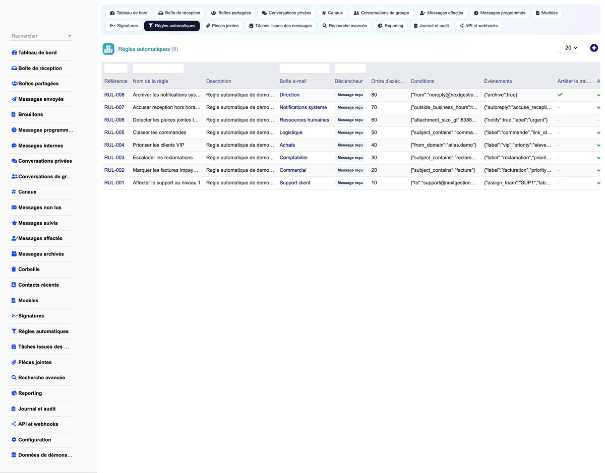 MESSAGING MANAGEMENT - Dolibarr