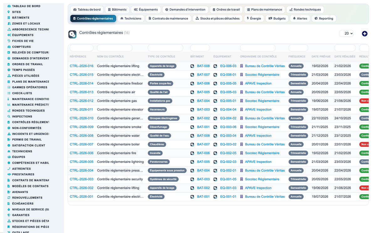 Advanced Maintenance Contract Management - Dolibarr