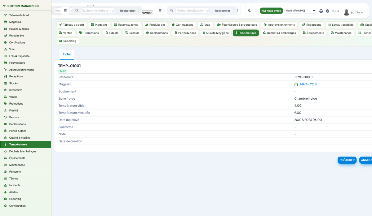 Organic Store Management for Dolibarr