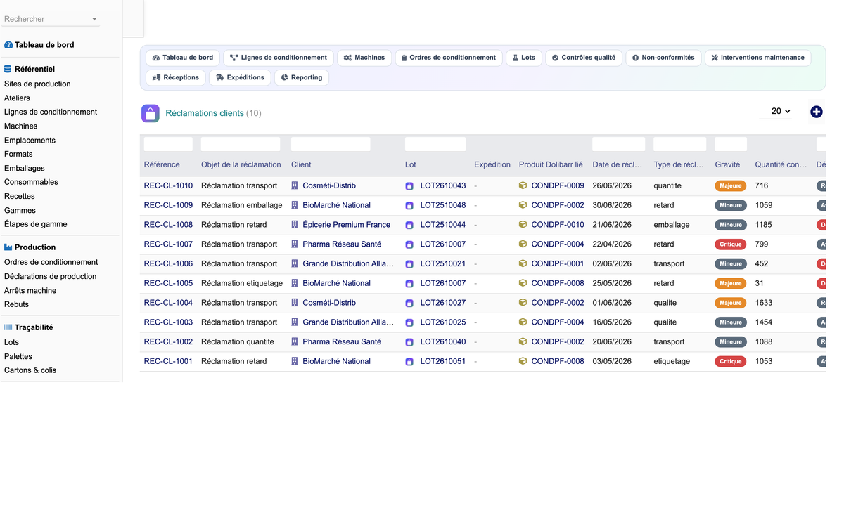 DoliResources - Dolibarr - 41_reclamations