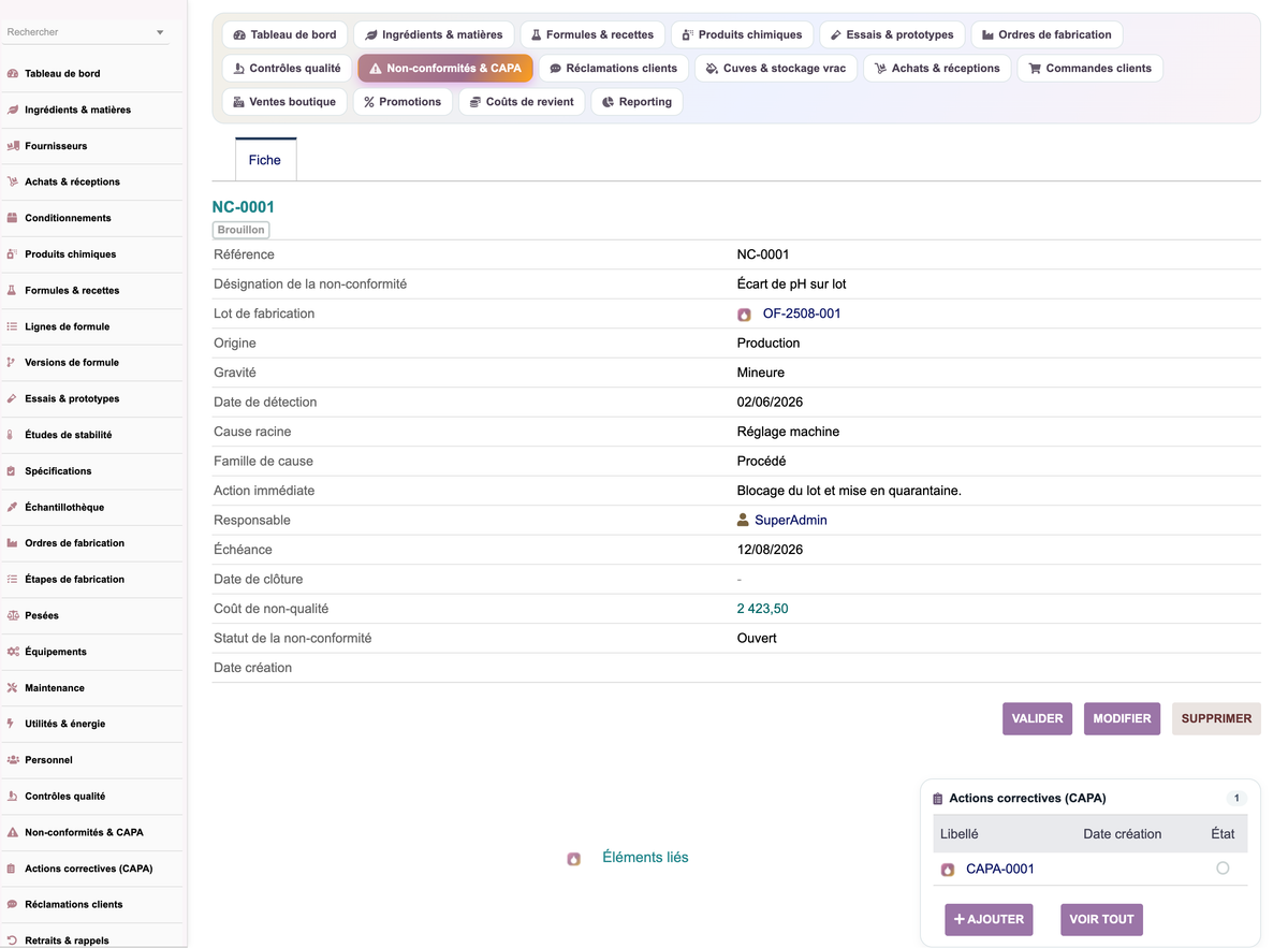 A complete Cosmetics ERP module for Dolibarr