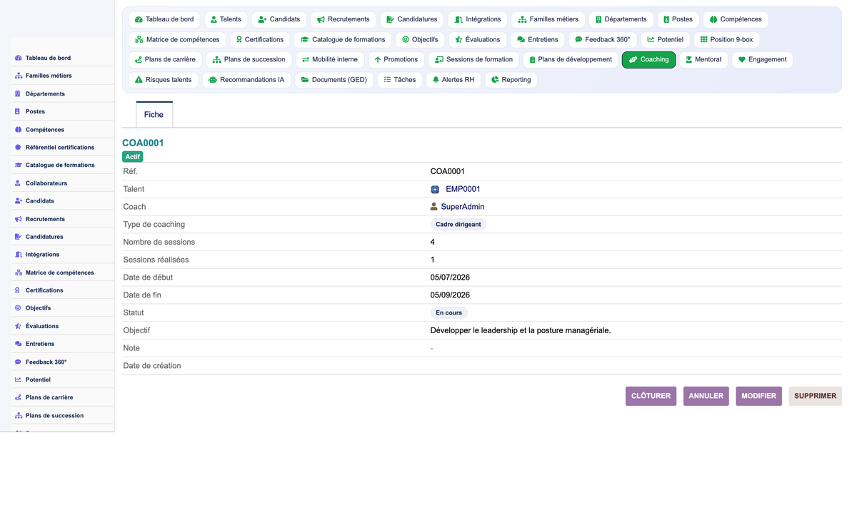 HR Performance Evaluation Management - Dolibarr