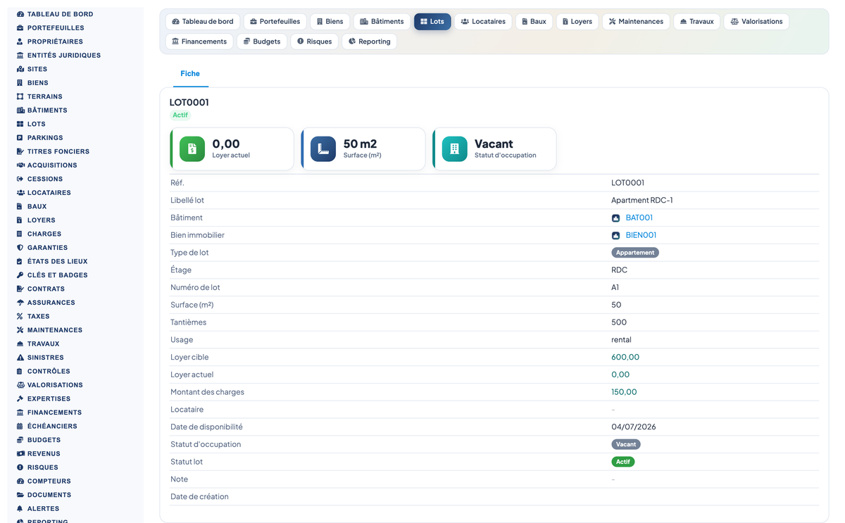 Real Estate Asset Management - Dolibarr