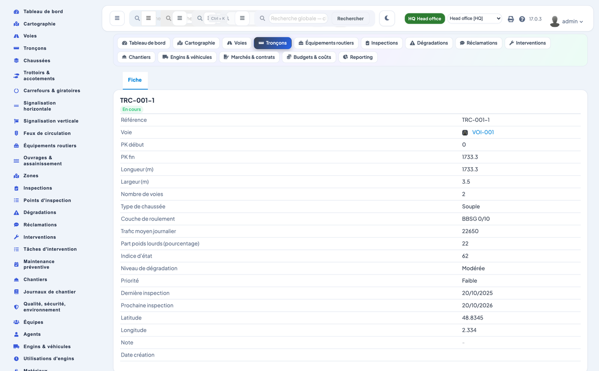 Advanced Road & Street Asset Management for Dolibarr