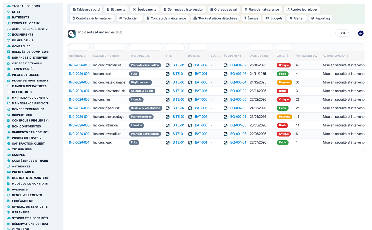 Advanced Maintenance Contract Management - Dolibarr