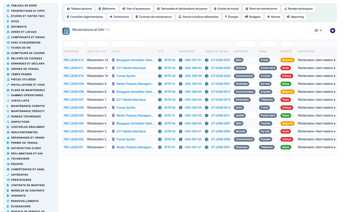 Elevator & Vertical-Transport Management for Dolibarr