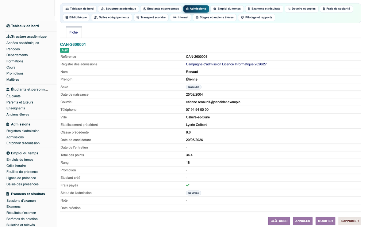 Education ERP Pro — school management for Dolibarr