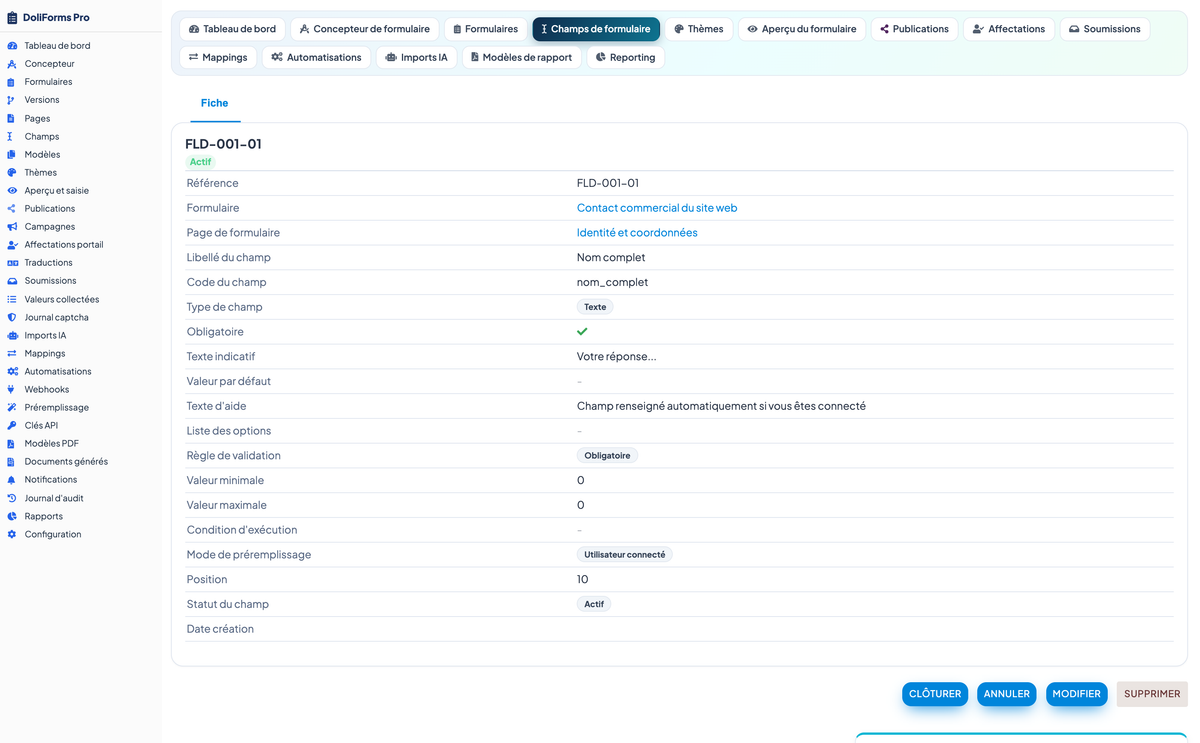 DoliForms Pro Dolibarr