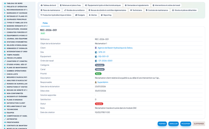 Dam & Reservoir Lifecycle Management - Dolibarr