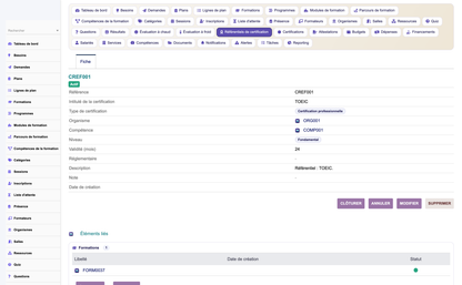 HR Training Management - Dolibarr