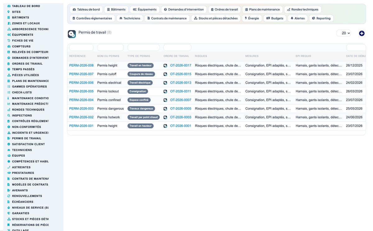 Advanced Maintenance Contract Management - Dolibarr