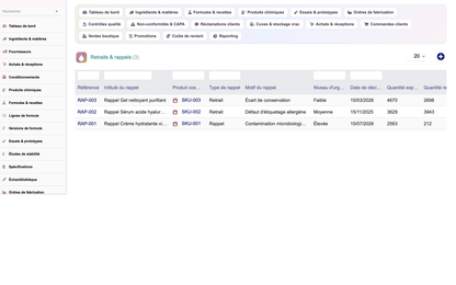 A complete Cosmetics ERP module for Dolibarr