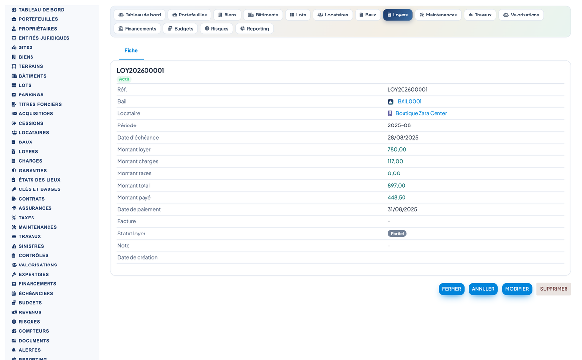 Real Estate Asset Management - Dolibarr