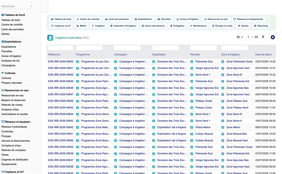 DoliResources - Dolibarr - 46_irrigations_executees