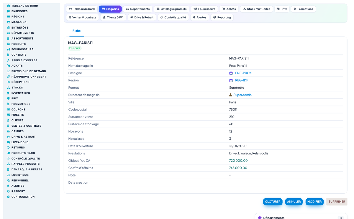 Grocery, Convenience-Store, Supermarket & Hypermarket Retail Management for Dolibarr