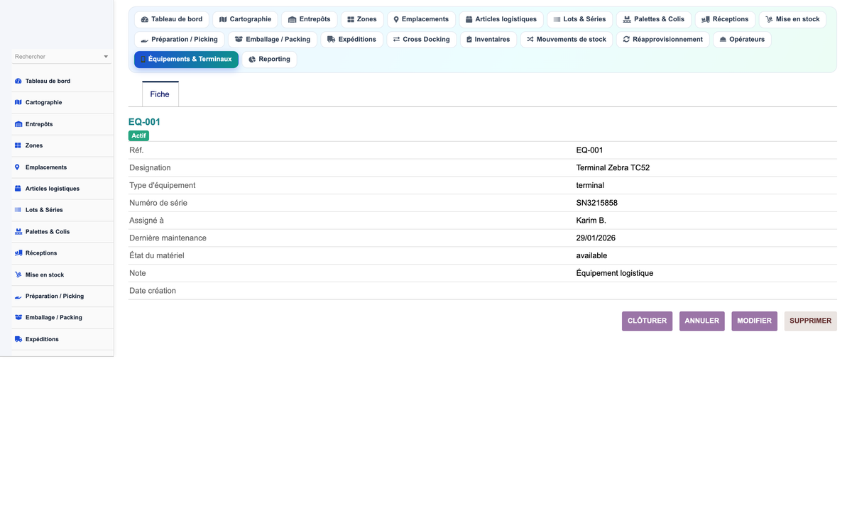 Advanced Warehouse Management System - Dolibarr