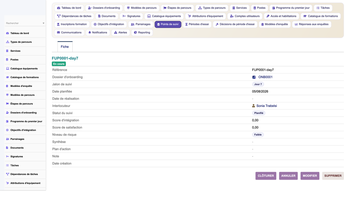 HR Onboarding Management  - Dolibarr