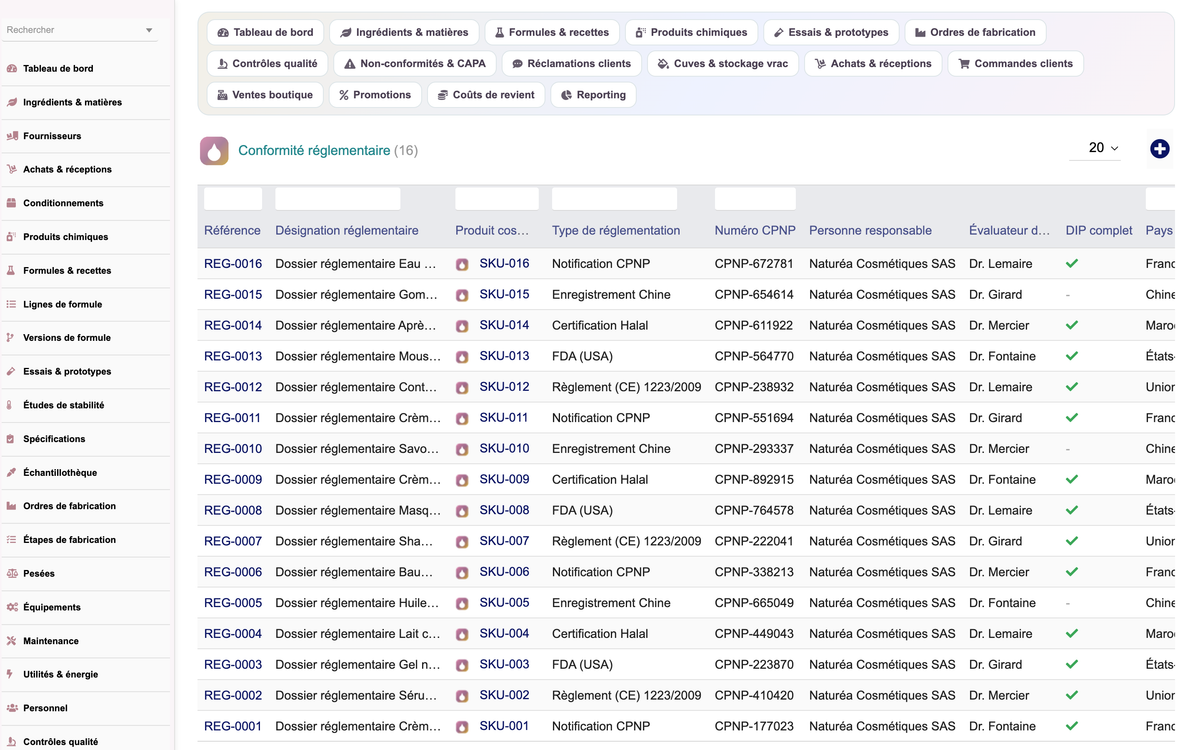 A complete Cosmetics ERP module for Dolibarr