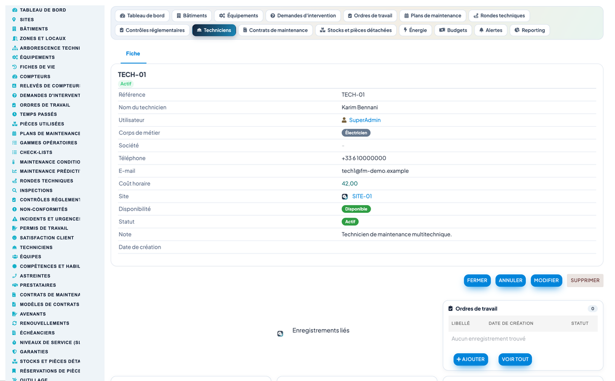 Advanced Maintenance Contract Management - Dolibarr