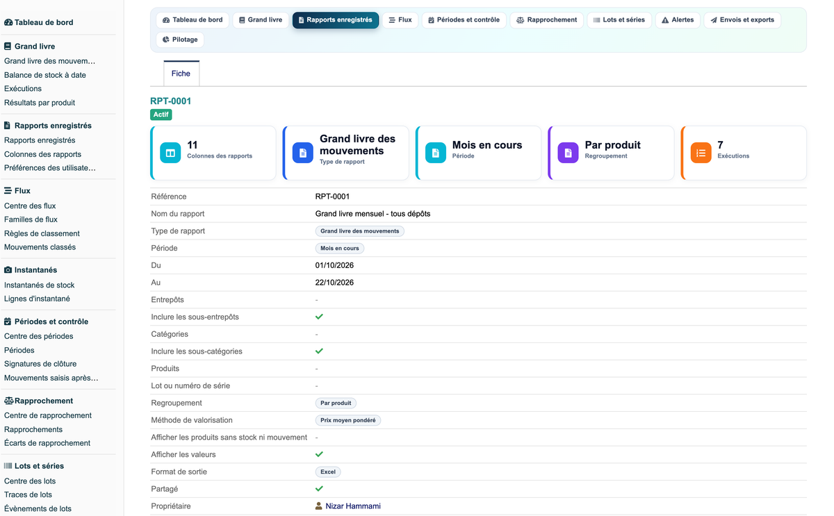 Stock Movement Report Pro