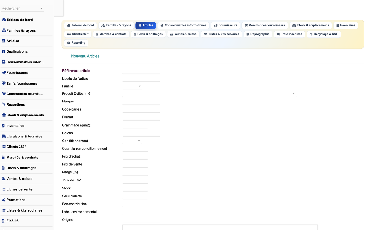 DoliResources - Dolibarr - 49_saisie_nouvel_article