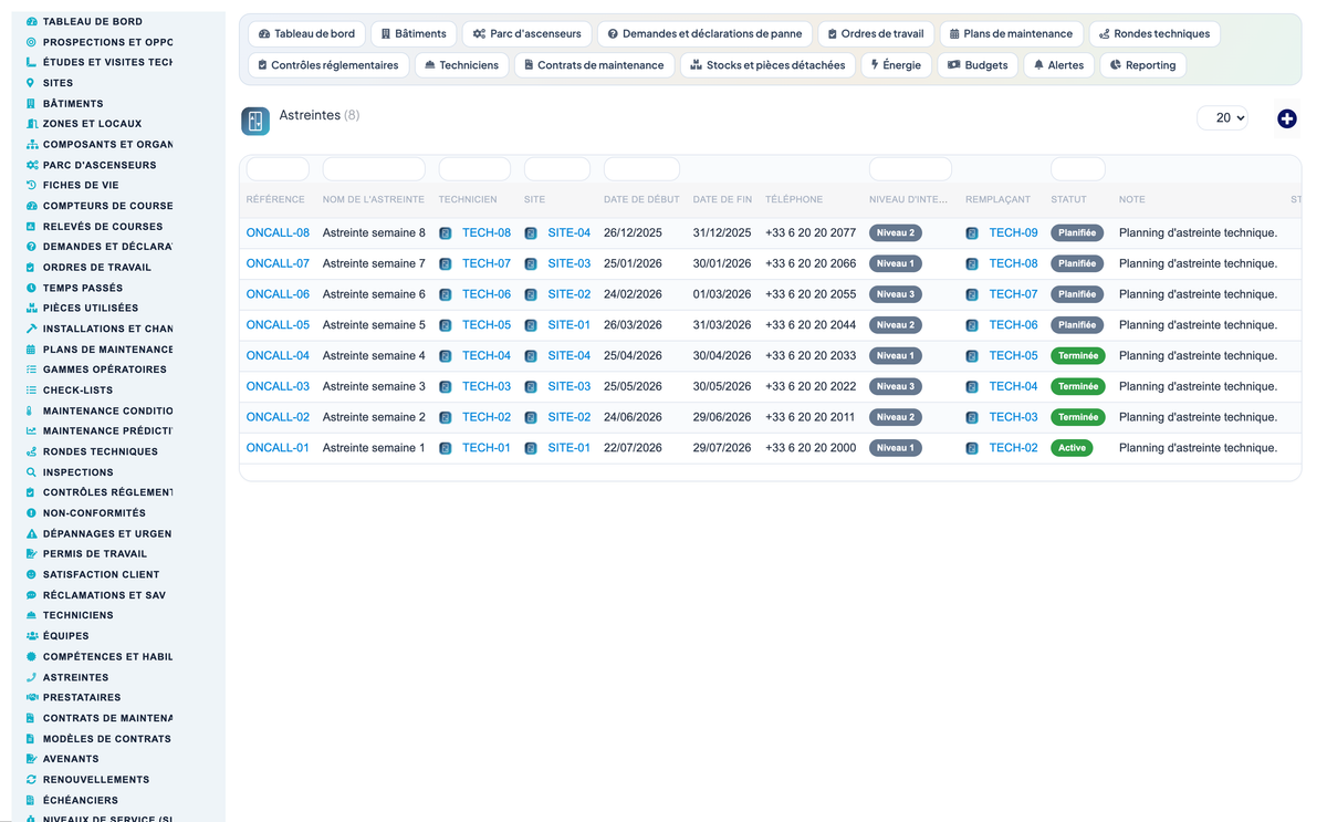 Elevator & Vertical-Transport Management for Dolibarr