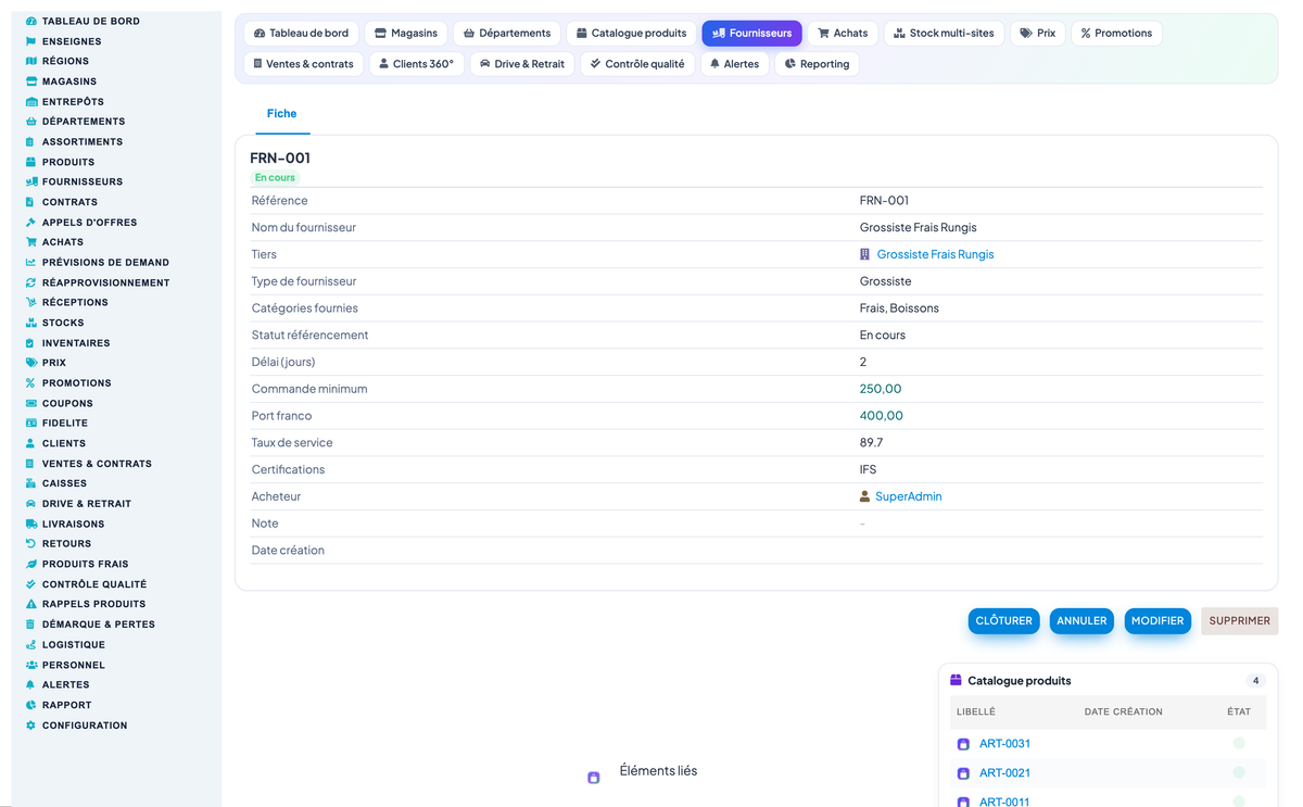 Grocery, Convenience-Store, Supermarket & Hypermarket Retail Management for Dolibarr