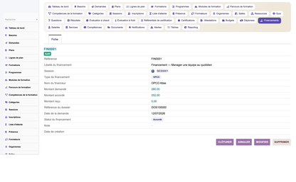 HR Training Management - Dolibarr