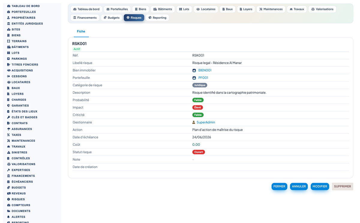 Real Estate Asset Management - Dolibarr