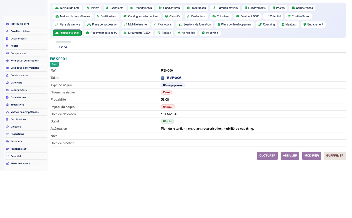 HR Performance Evaluation Management - Dolibarr