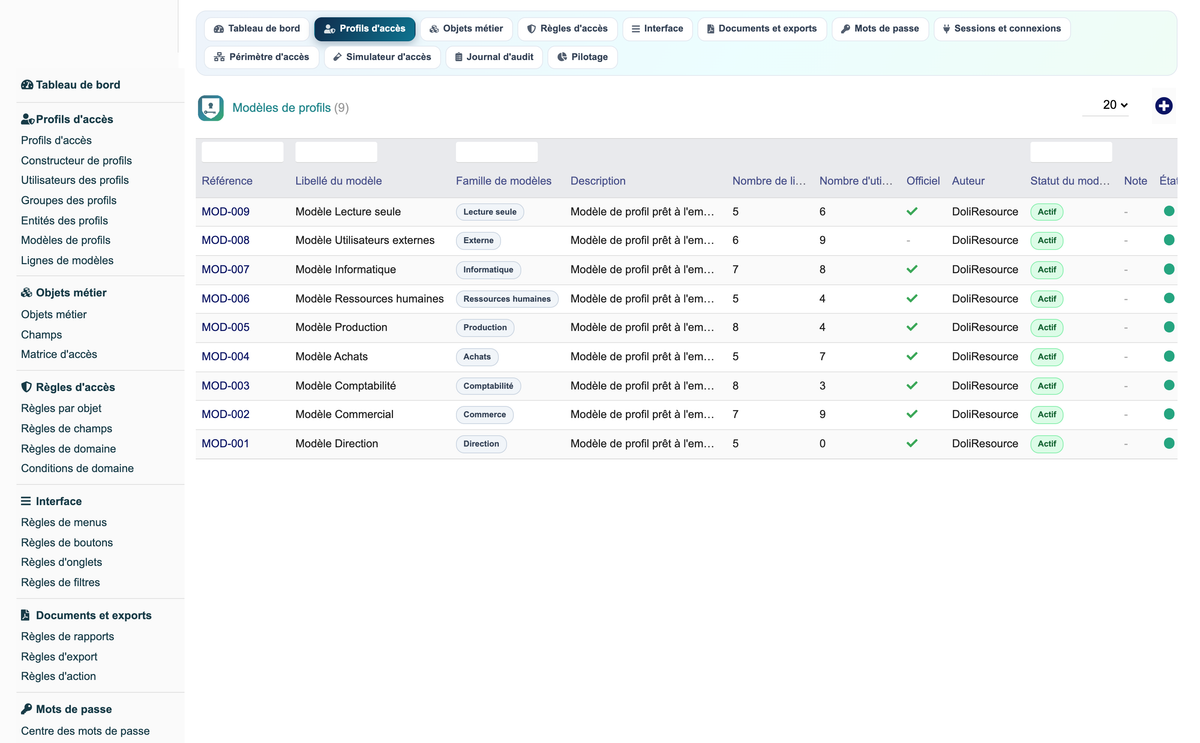Access Manager Pro — advanced access control for Dolibarr